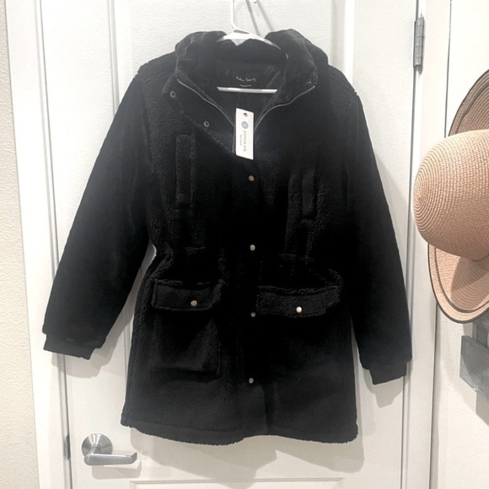 NEW…Eden Society Sherpa-Lined Hooded Jacket from Stitch fix